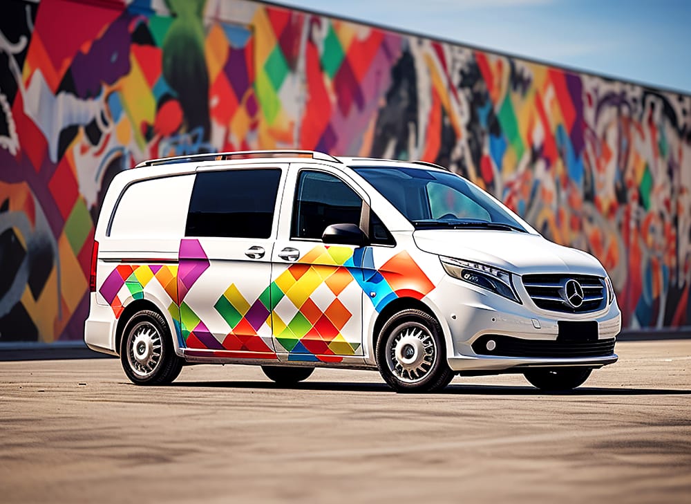 Αυτοκόλλητο Λευκό Γυαλιστερό Γκρι Κόλλα DPF 4650GLX_Vito Van Πλαστικοποίηση 3460M_VAN