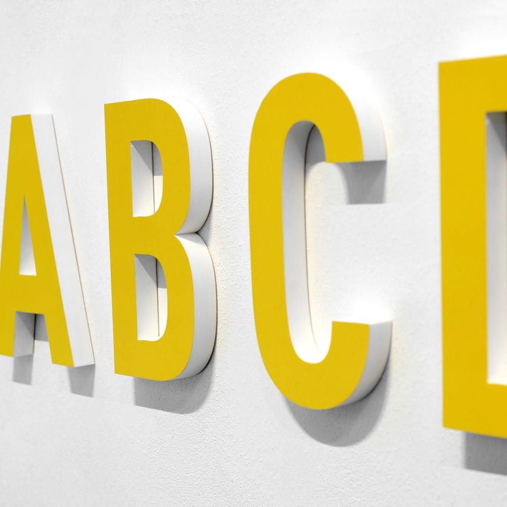 BOMA-4310-PVC Yelow Letters