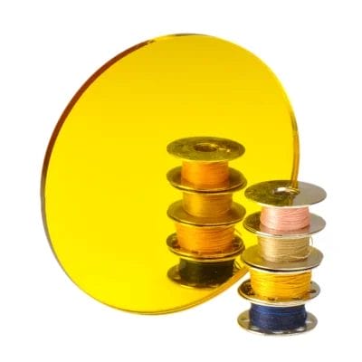 Ακρυλικός Καθρέπτης Plexiglass Yellow 25