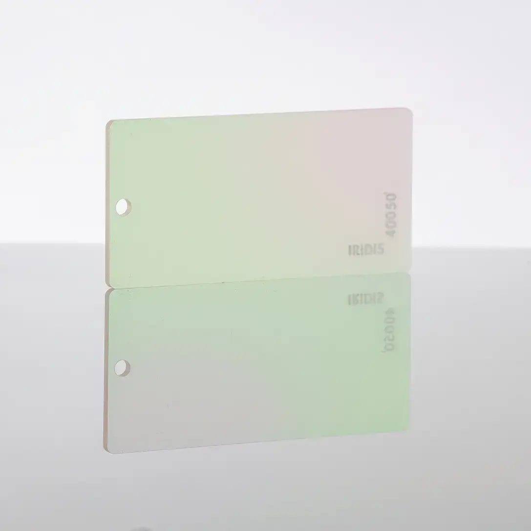 Plexiglass White Green Iridis 40050