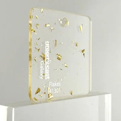 Plexiglass Gold Flakes 41301-1