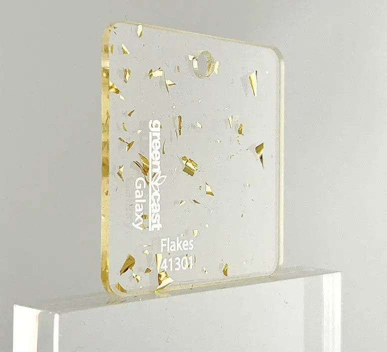 Plexiglass Gold Flakes 41301-1