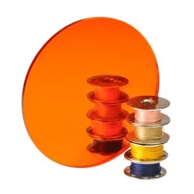 Ακρυλικός Καθρέπτης Plexiglass Orange 55