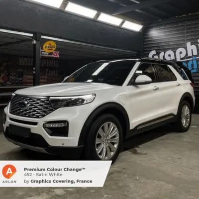 Χρωματιστή Μεμβράνη Αυτοκινήτου 452 Satin White-1