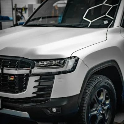 Χρωματιστή Μεμβράνη Αυτοκινήτου 455 Satin Pearl White-1