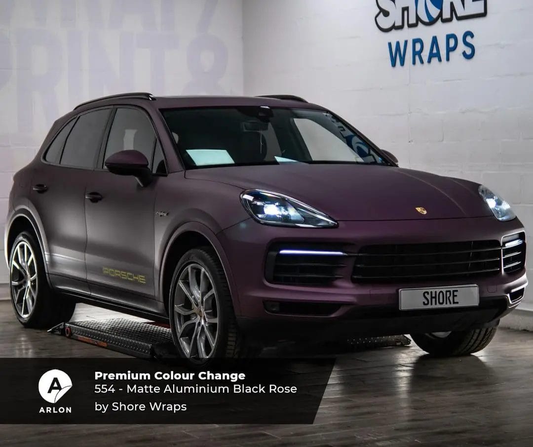 Χρωματιστή Μεμβράνη Αυτοκινήτου 554 Matte Aluminium Black Rose-1 Χρωματιστή Μεμβράνη Αυτοκινήτου 554 Matte Aluminium Black Rose-1