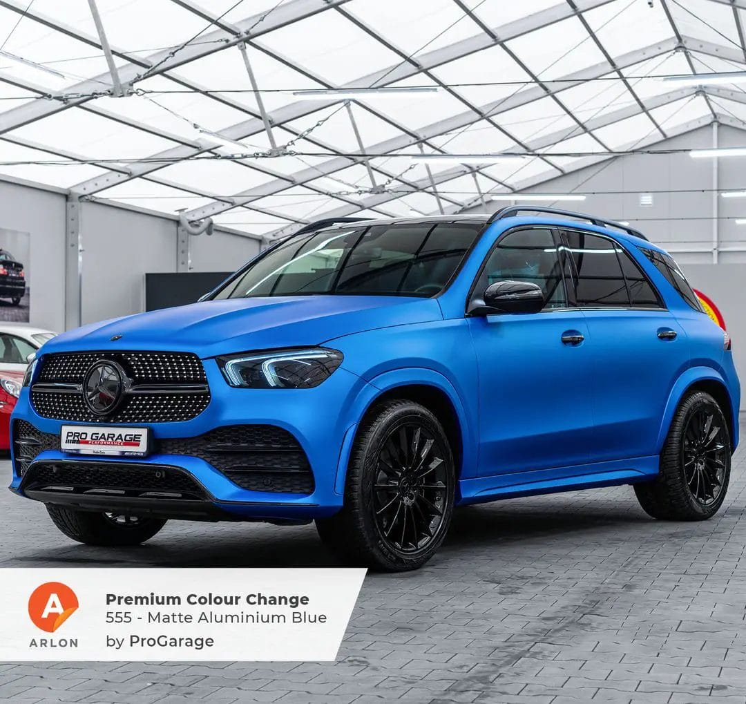 Arlon PCC 555 Matte Aluminium Blue-3