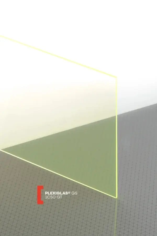 Plexiglas® GS Yellow 1C50 Fluorescent
