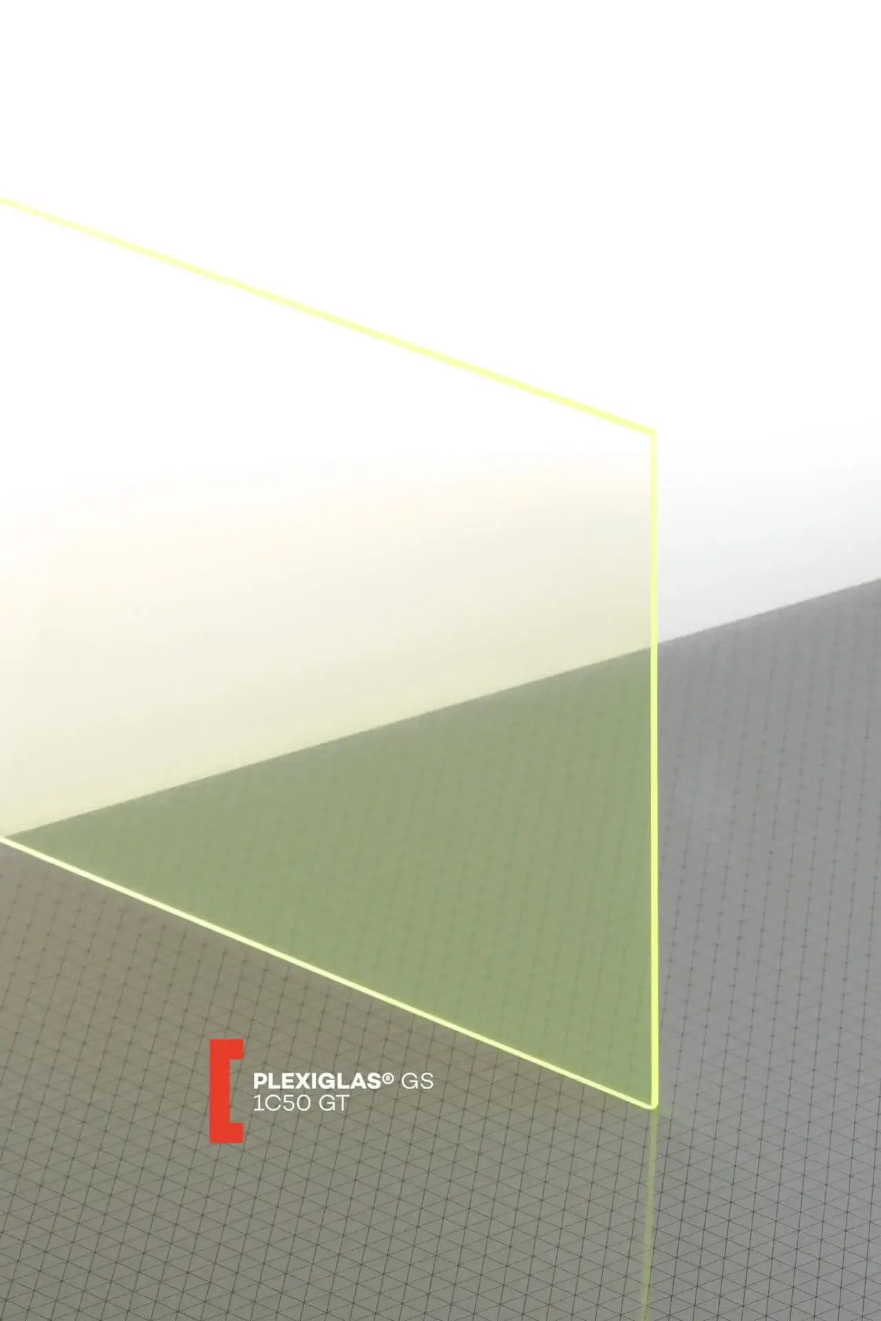 Plexiglas® GS Yellow 1C50 Fluorescent Plexiglas® GS Yellow 1C50 Fluorescent