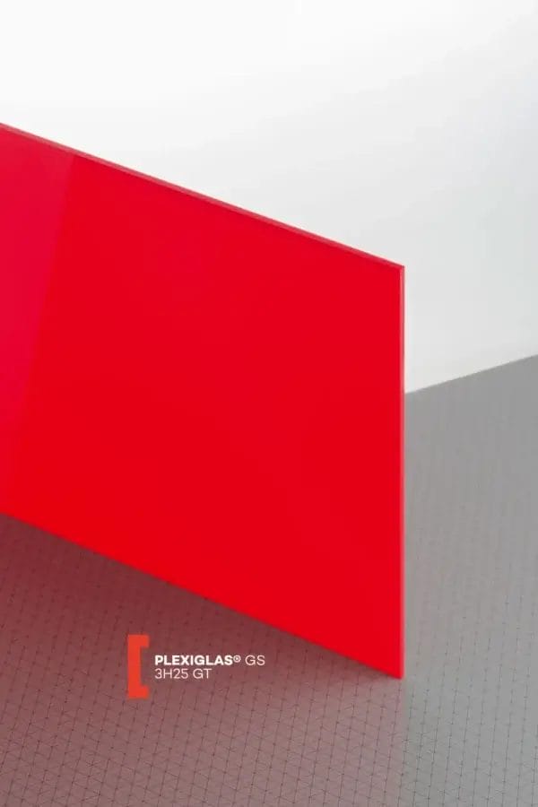 Plexiglas® GS Red 3H25