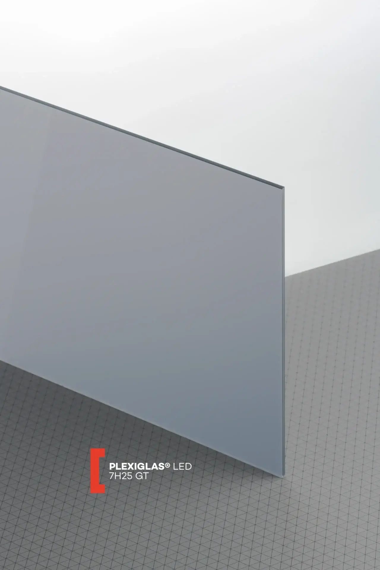 Plexiglas® LED Black-White 7H25 Plexiglas® LED Black-White 7H25