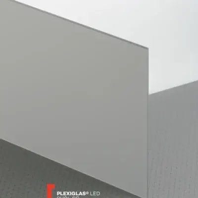 Plexiglas® LED Black-White 9H04 Satinice