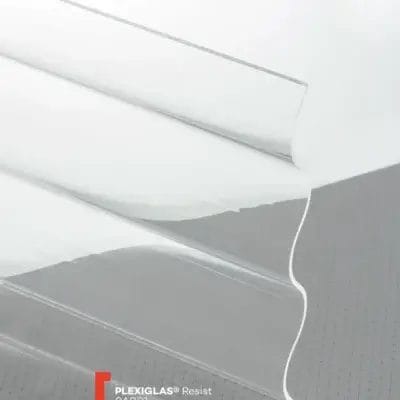 Plexiglas® Resist Corrugated Clear 0A001 Smooth