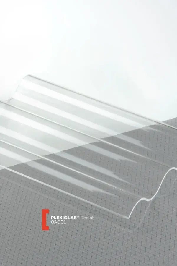 Resist Corrugated Clear 0A001 Smooth