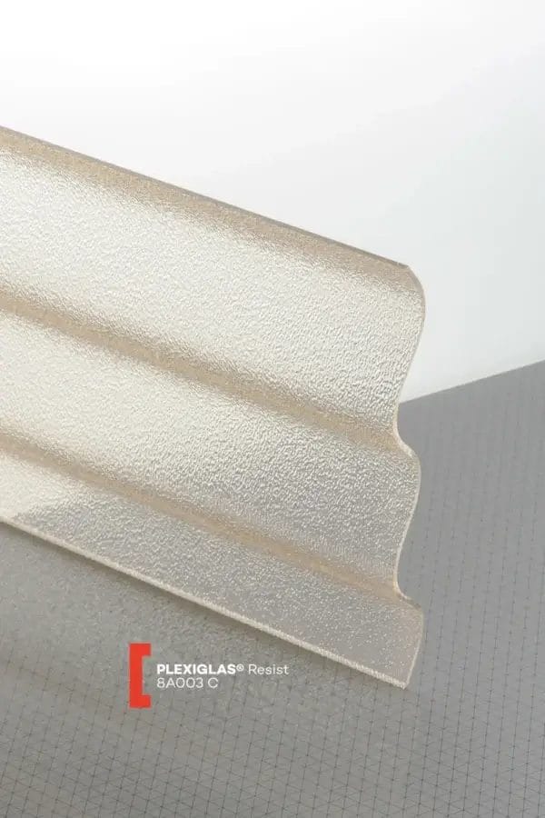 Plexiglas® Resist Corrugated Brown 8A003C