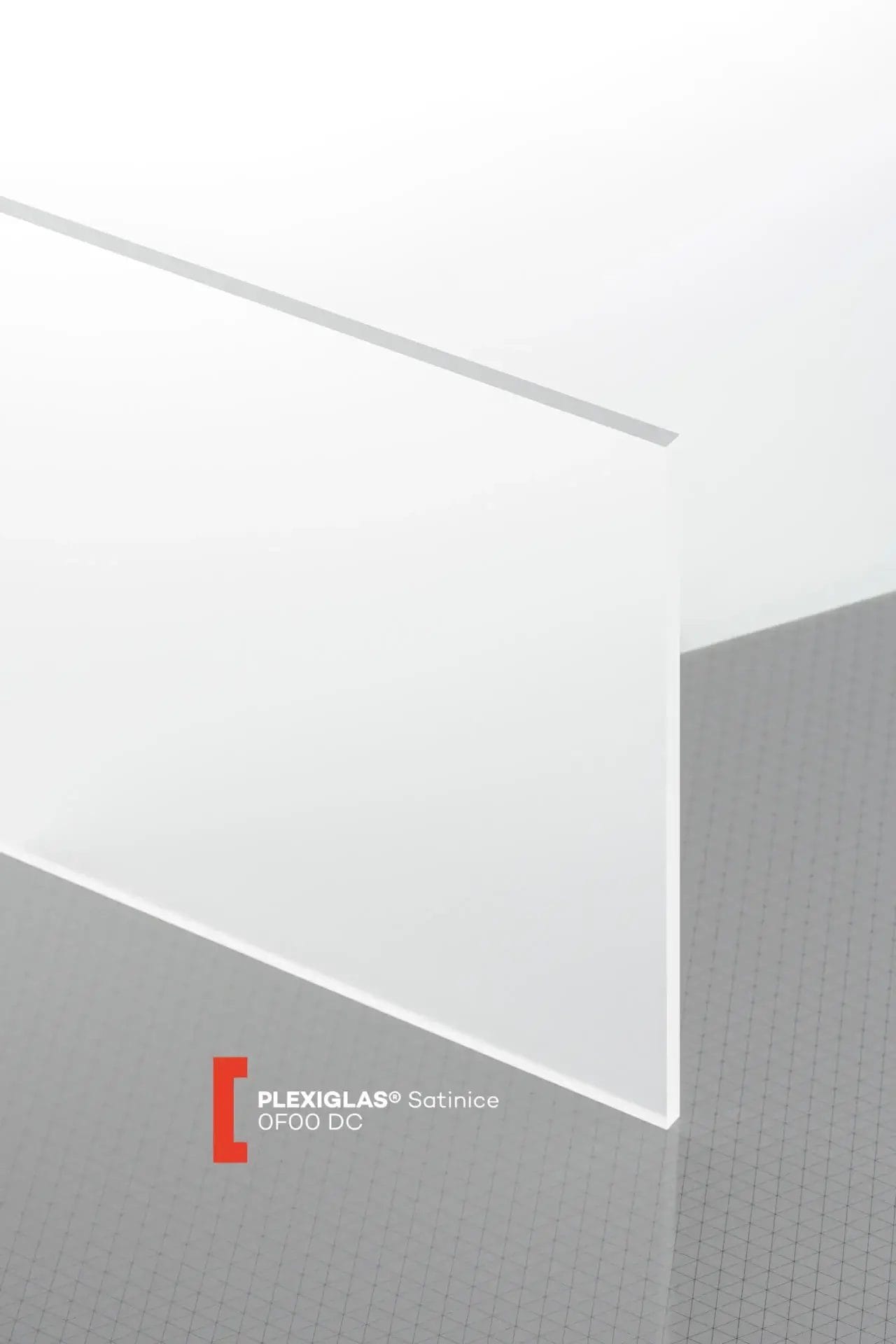 Plexiglas® Satinice Crystal Clear 0F00 DC
