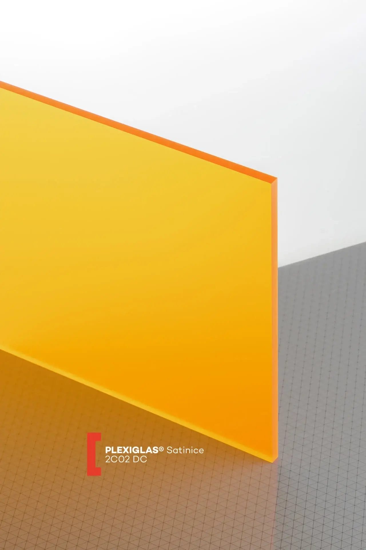 Plexiglas® Satinice Orange 2C02 DC