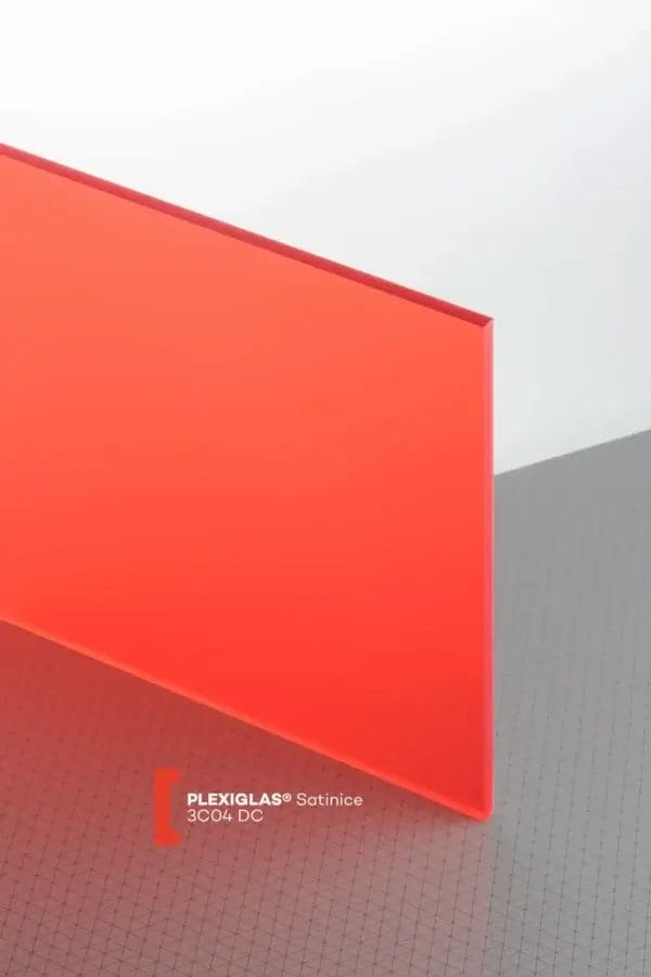 Plexiglas® Satinice Strawberry 3C04 DC