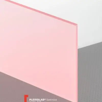 Plexiglas® Satinice Melon Red 3H04 DC