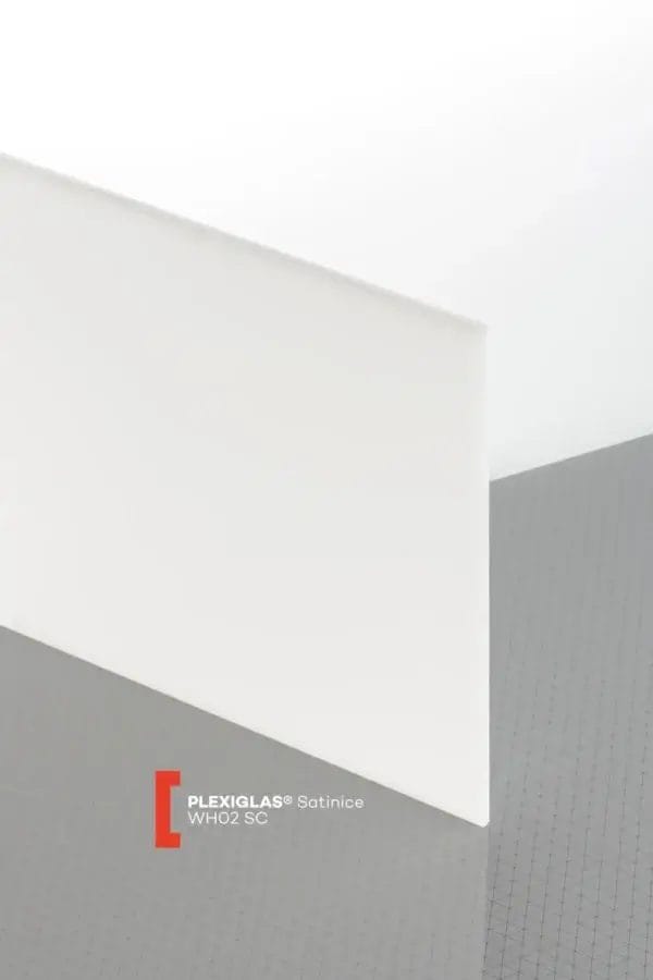 Plexiglas® Satinice White WH02 SC