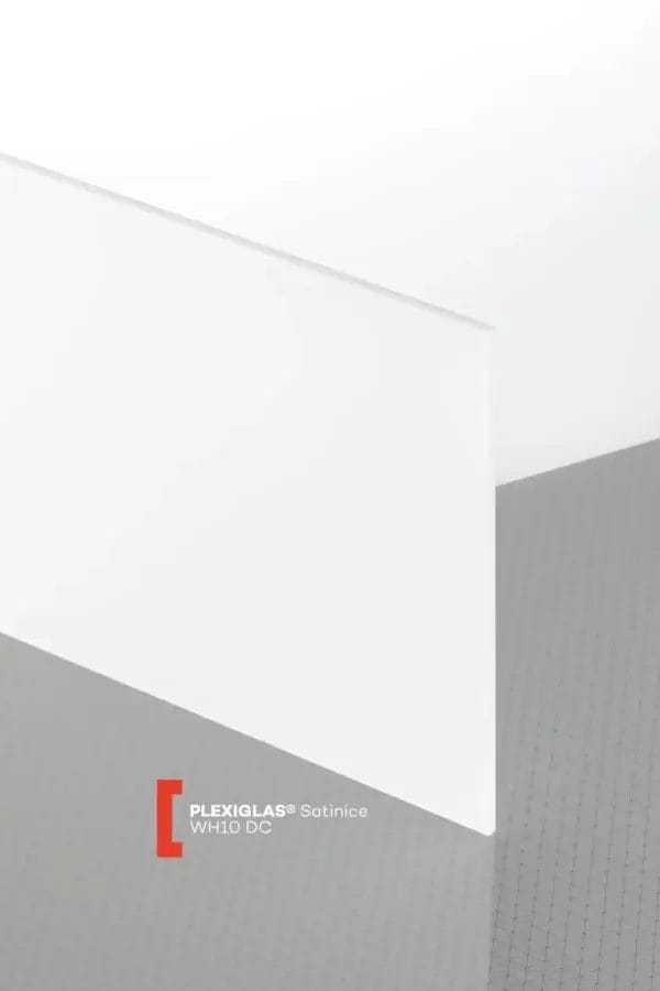 Plexiglas® Satinice White Snow WH01 DC
