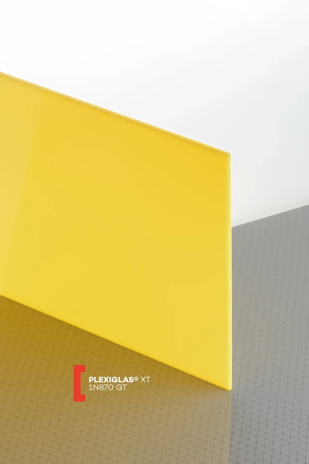 Plexiglas® XT Extruded Yellow 1N870 Plexiglas® XT Extruded Yellow 1N870