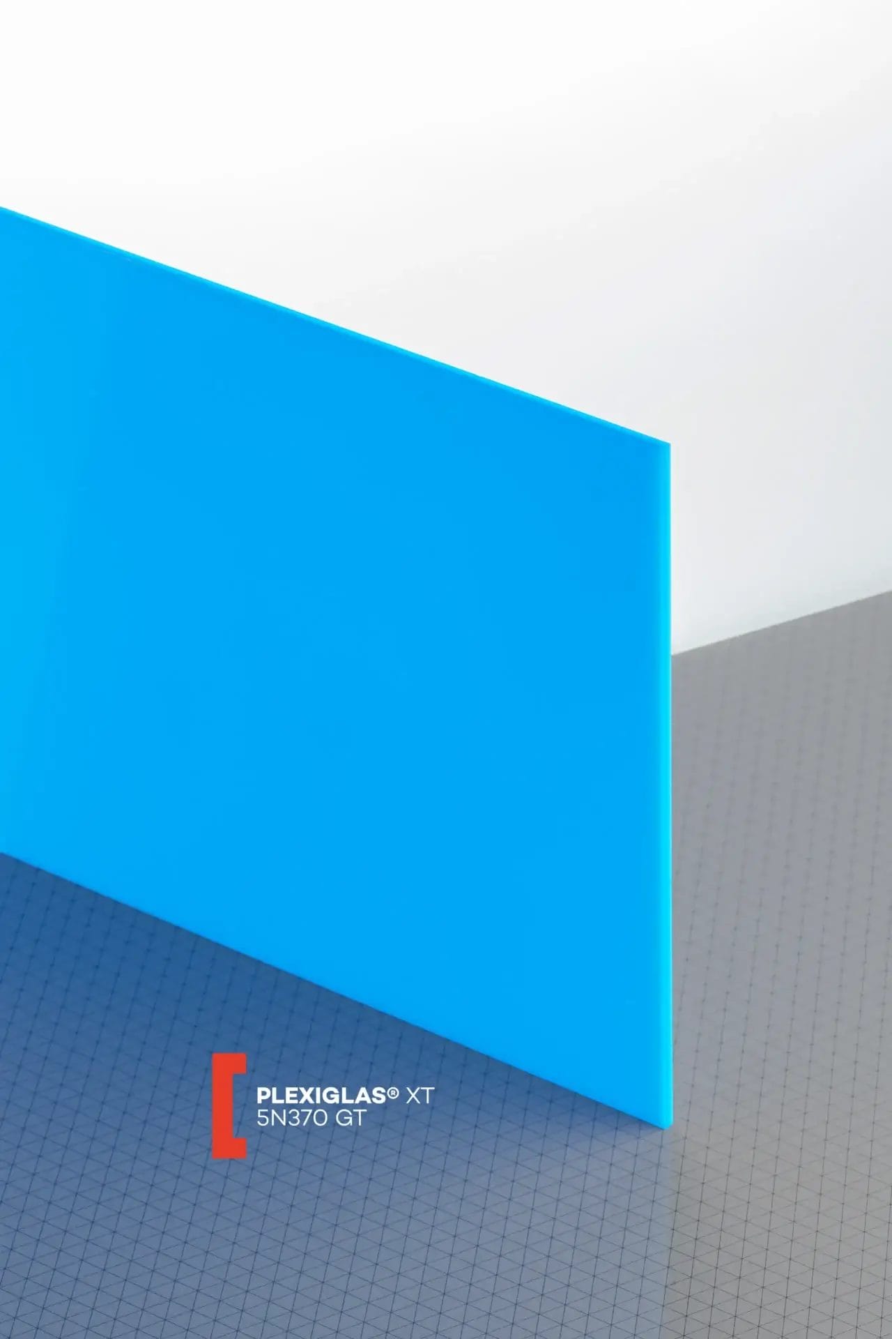 Plexiglas® XT Extruded Blue 5N370 Plexiglas® XT Extruded Blue 5N370