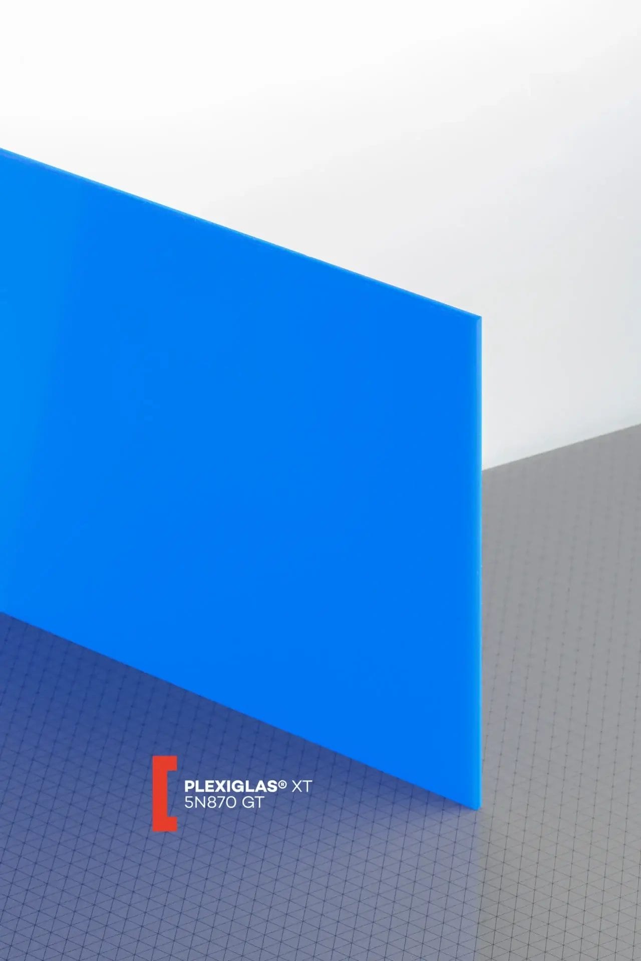 Plexiglas® XT Extruded Blue 5N870 Plexiglas® XT Extruded Blue 5N870