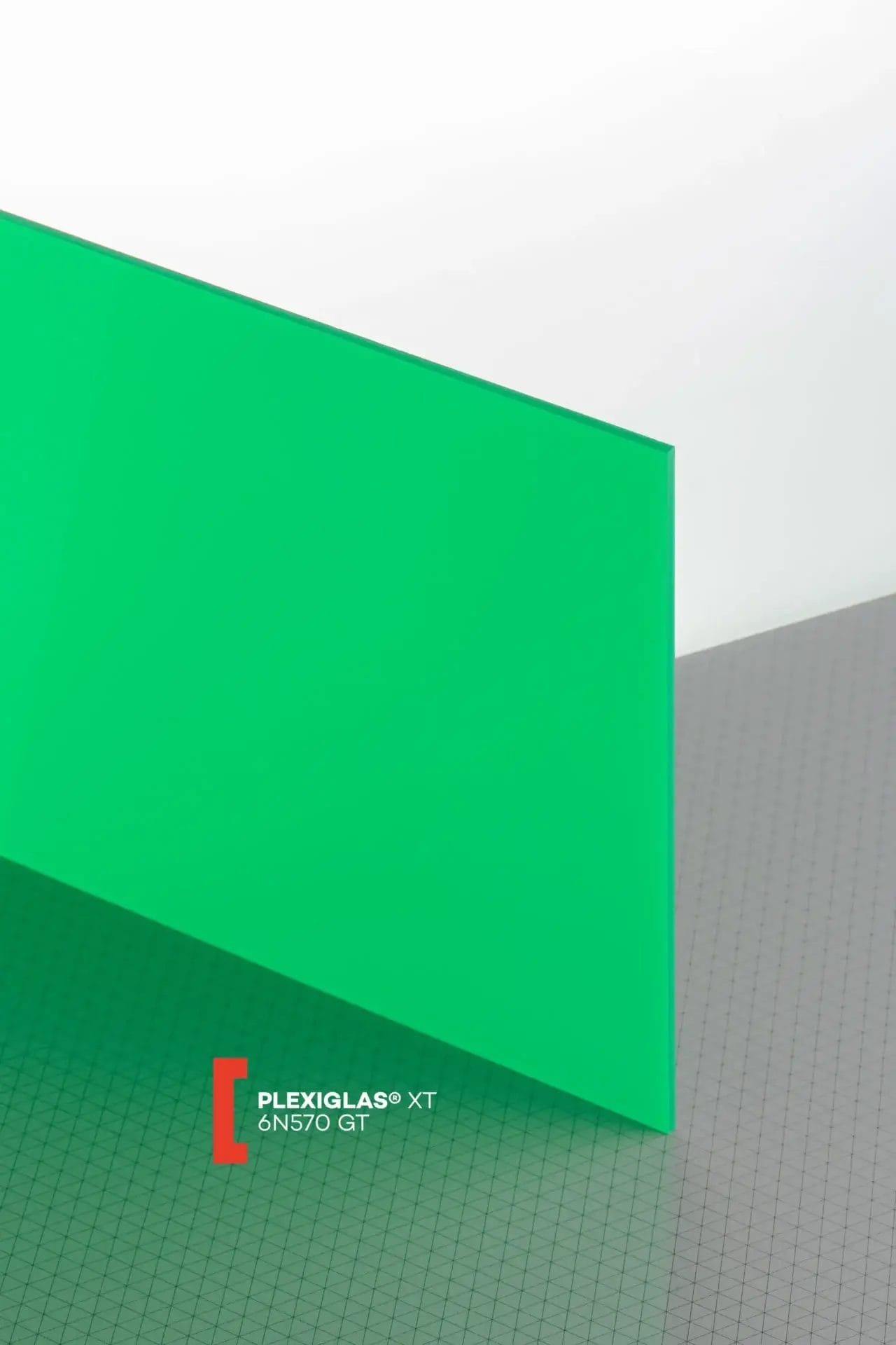 Plexiglas® XT Extruded Green 6N570 Plexiglas® XT Extruded Green 6N570