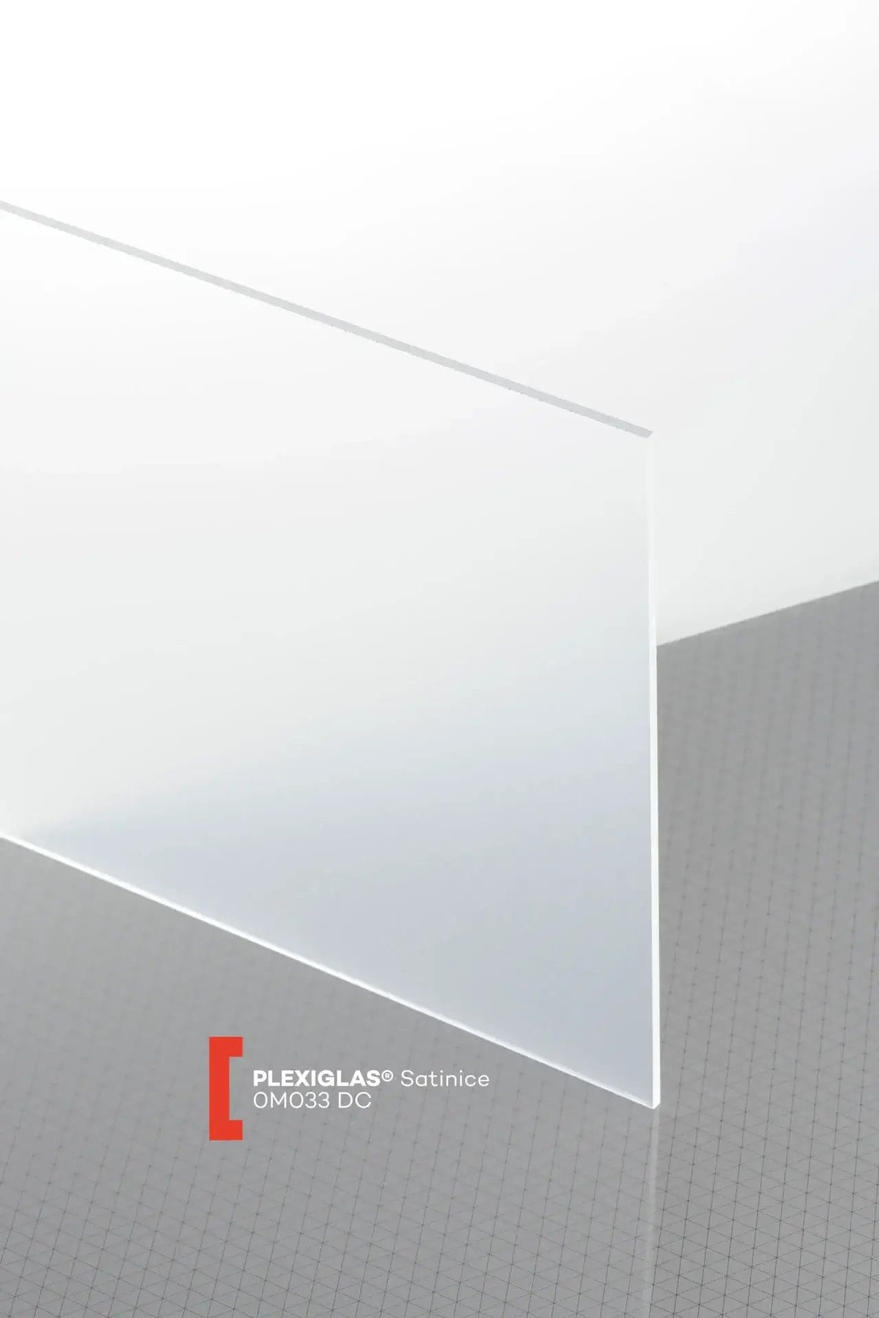 Plexiglas® Satinice Crystal Clear 0M033 DC Plexiglas® Satinice Crystal Clear 0M033 DC