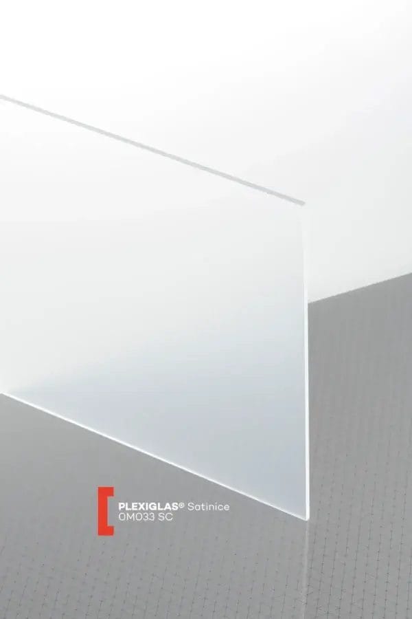 Plexiglas® Satinice Crystal Clear 0M033 SC