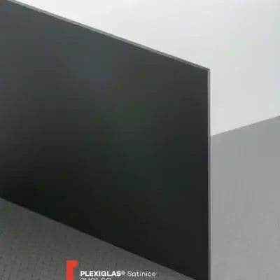 Plexiglas® Satinice Black 9H01