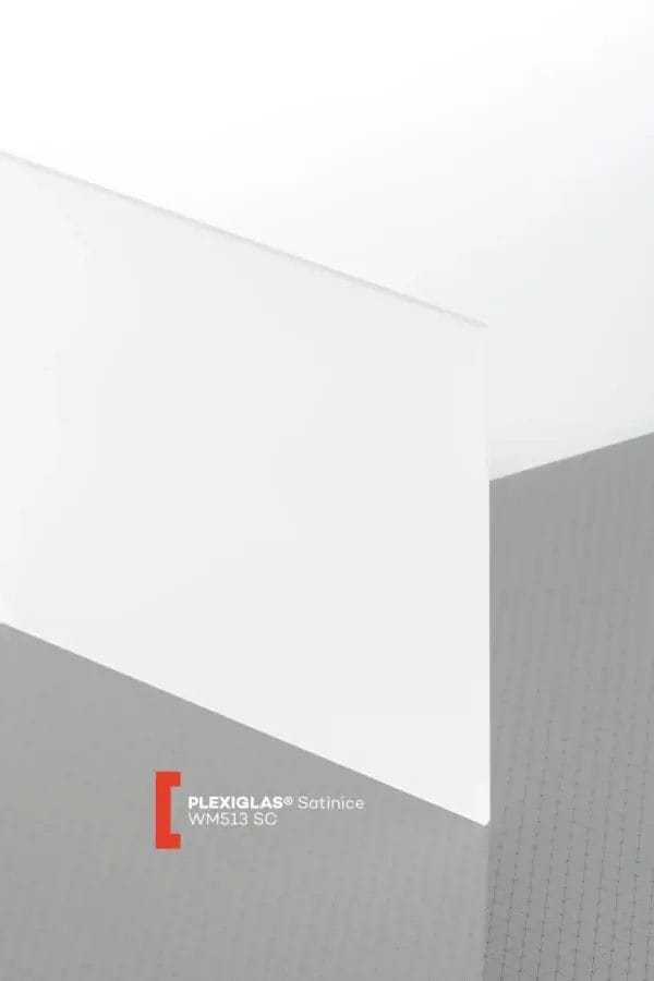 Plexiglas® Satinice White Snow WM513 SC