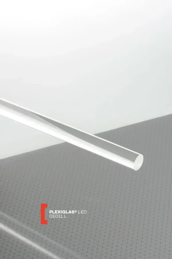 Plexiglas® Rod Clear 0E011 L Led-2
