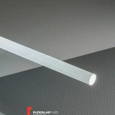Plexiglas® Rod Clear 0E012 ΧL Led