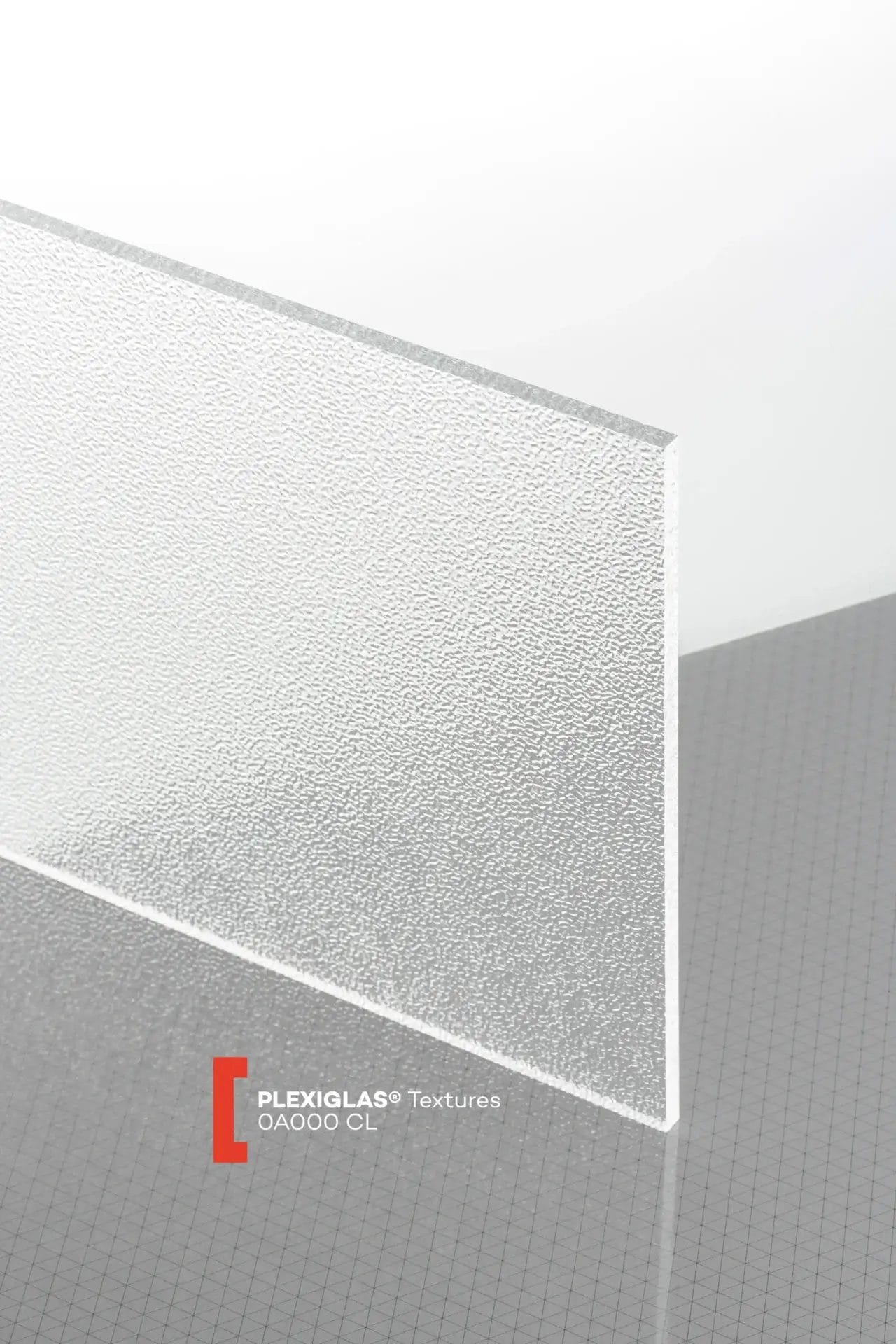 Plexiglas®Textures Clear Crimp 0A000 CL Plexiglas®Textures Clear Crimp 0A000 CL
