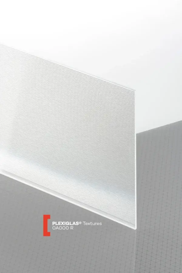 Plexiglas®Textures Clear Ribbed 0A000 R