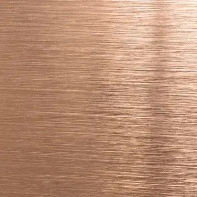 Etalbond® Atom Copper Bright Brushed Anodised