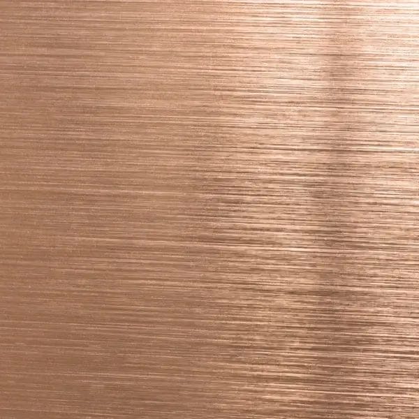 Etalbond® Atom Copper Bright Brushed Anodised