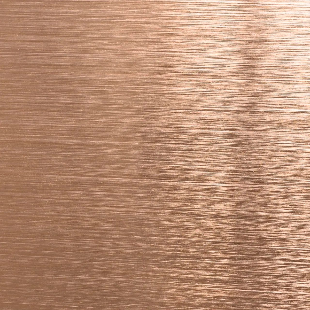 Etalbond® Atom Copper Bright Brushed Anodised