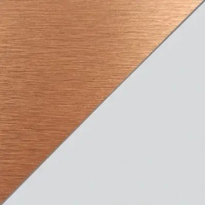 Etalbond® d3 Copper Brushed / Silver Matte