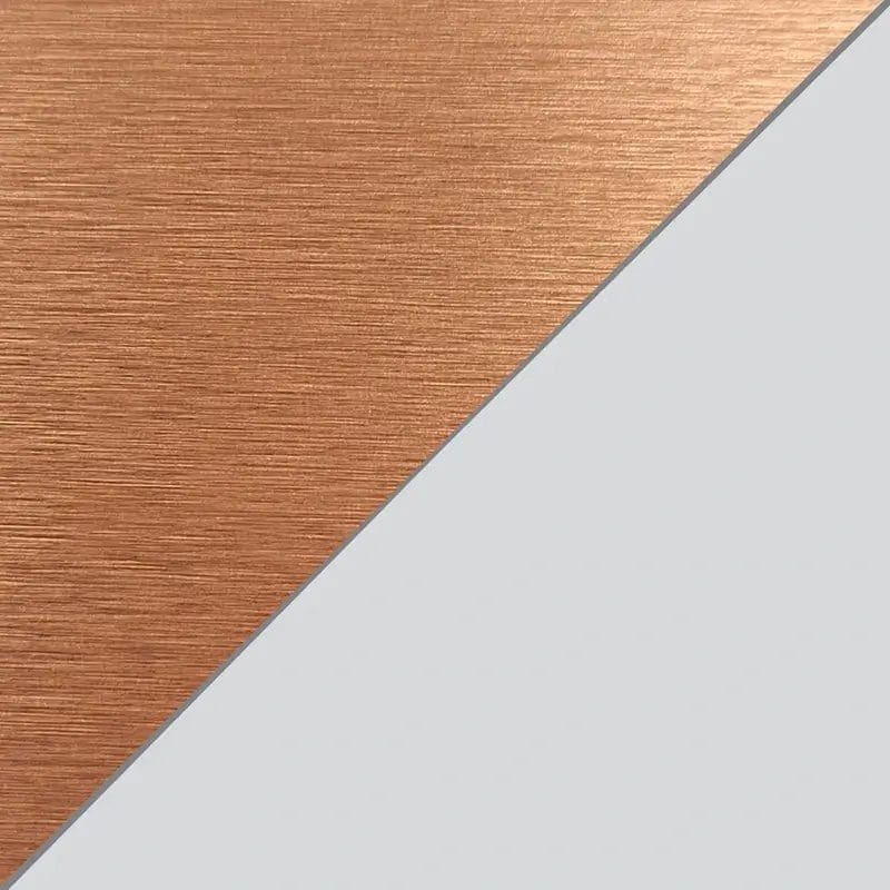 Etalbond® d3 Copper Brushed / Silver Matte