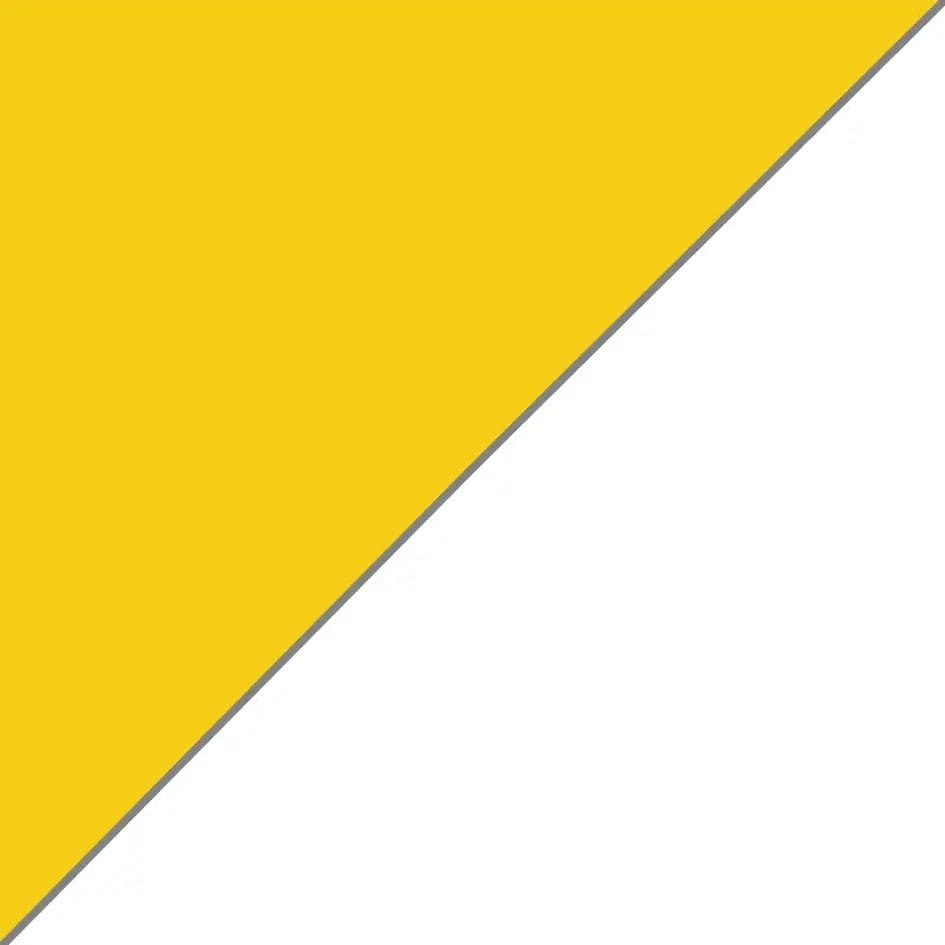 Etalbond® d3 Yellow Matte / White Matte