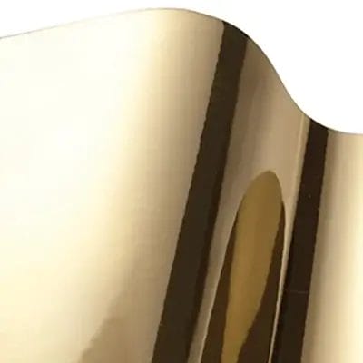 Αυτοκόλλητο Καθρέφτης Smooth Gold S3102